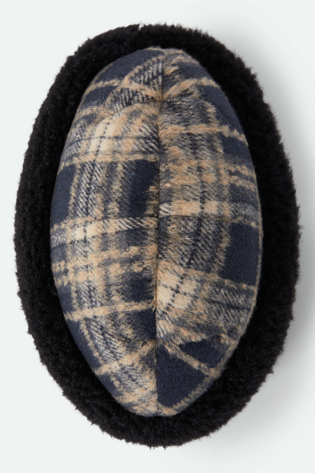 Unisex Ginsburg Hat in the color Navy/Sand/Cream - Additional Laydown image