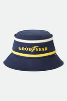 Unisex Goodyear Service Bucket Hat in the color Navy - Additional Laydown image