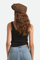 Unisex Brood Baggy Snap Cap in the color Copper/Tan - Women's Back View
