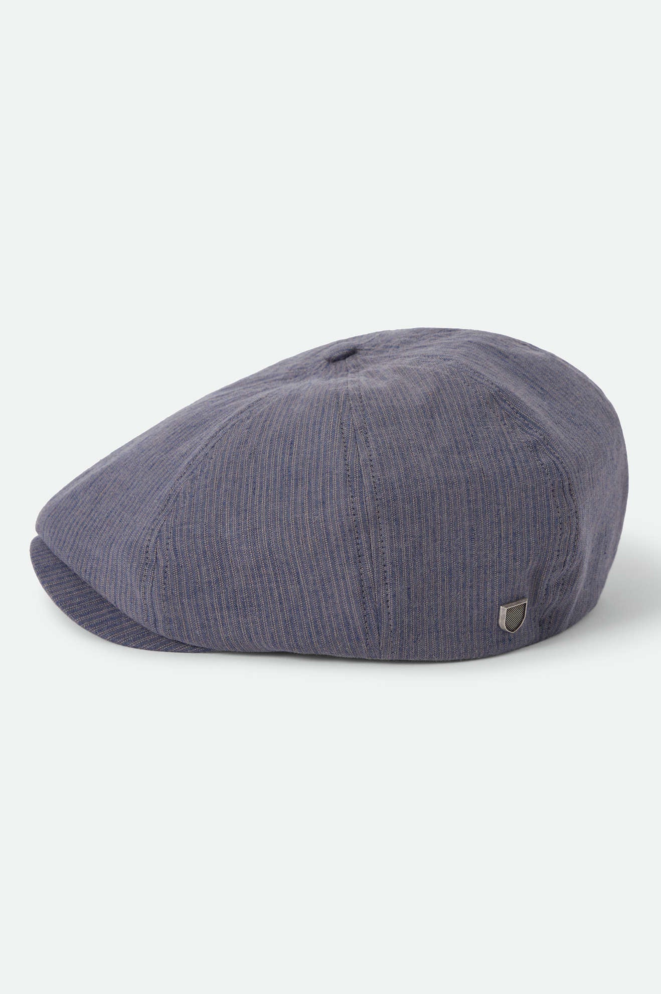 Unisex Brood Newsboy Cap in the color Indigo/Dark Sand - Additional Laydown image