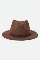 Unisex Messer Fedora in the color Pinecone Brown - Additional Laydown image