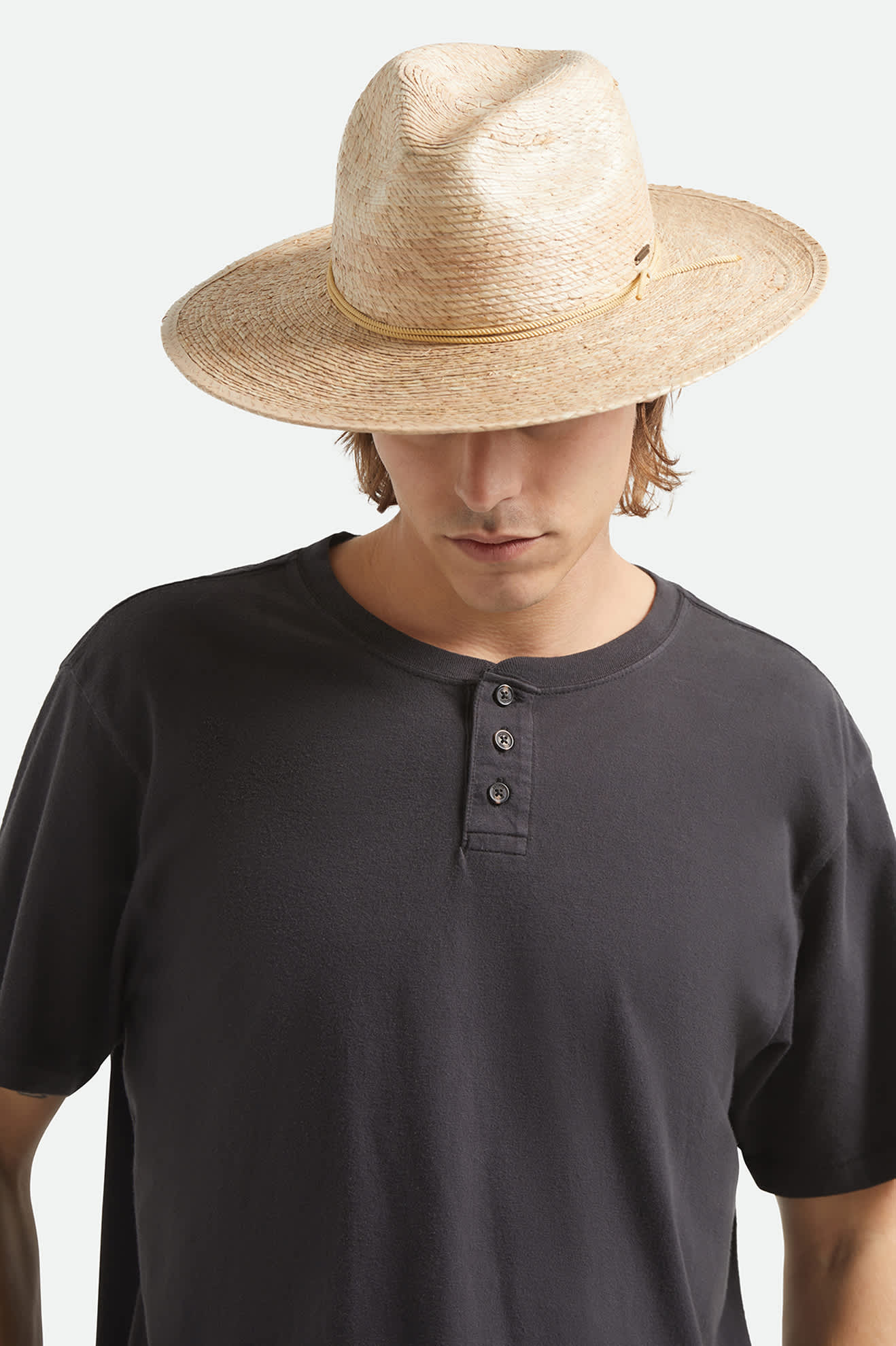 Unisex Hitch Ranch Fedora in the color Natural - Men's Front View