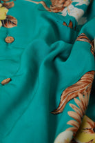 Men's Bunker Vacation Short Sleeve Camp Collar Shirt in the color Retro Green - Additional Laydown image