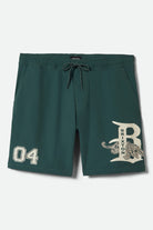 Men's Everyday Stretch Hybrid Short 7" in the color Primal Green - Front Product View