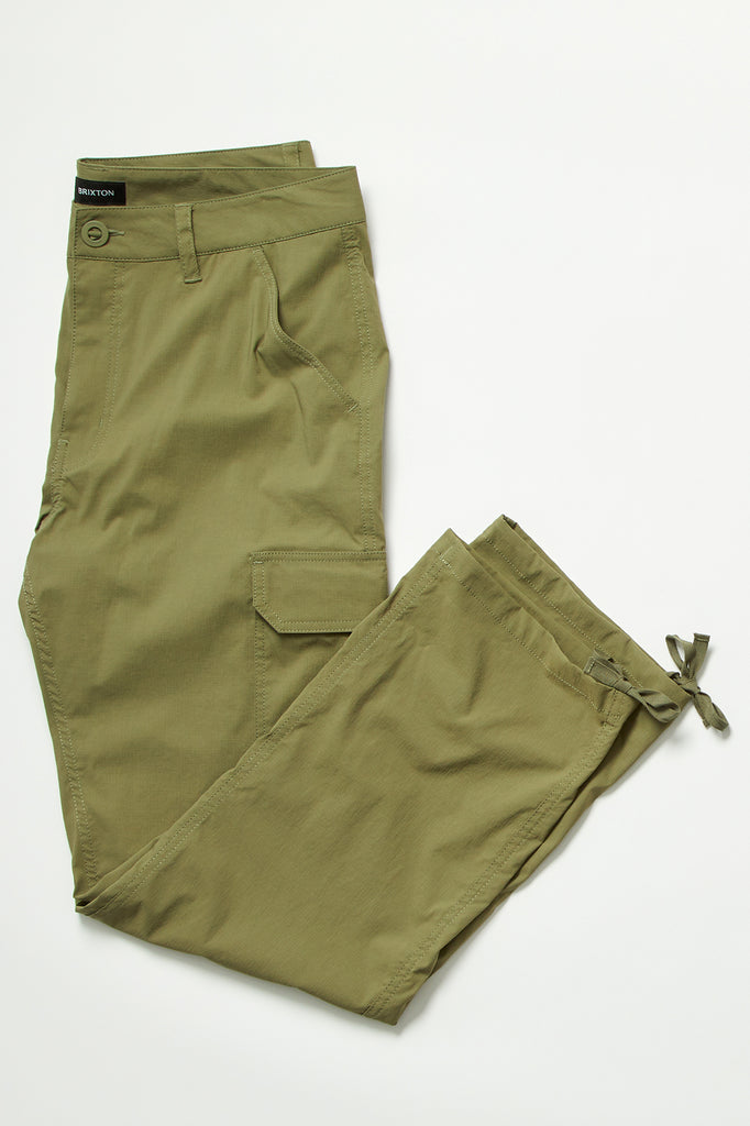 Brixton Men's Waypoint Coolmax Cargo Pant - Olive Surplus | Extra Shot