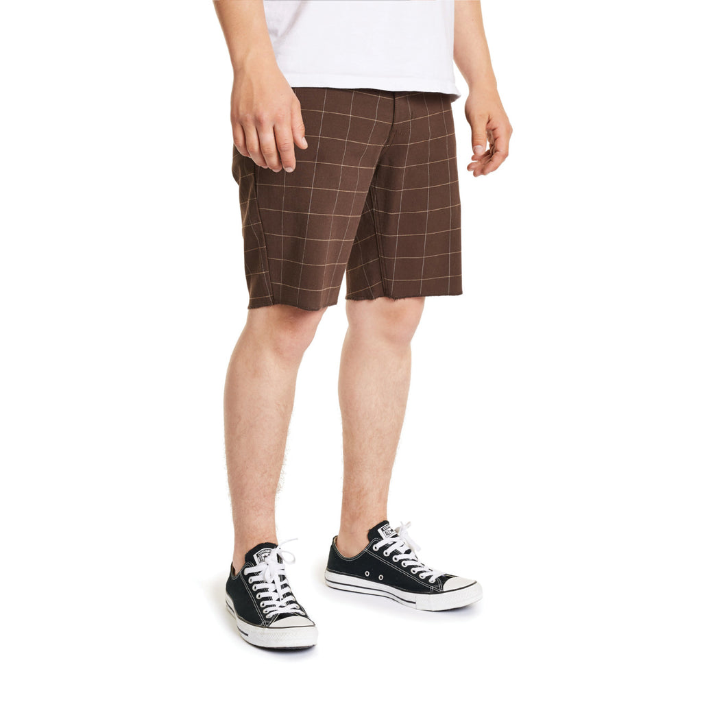 Brixton Toil II Short - Brown Plaid