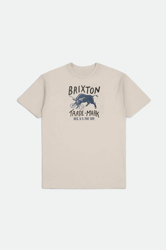 Brixton Roxboro S/S Standard Tee - Cream