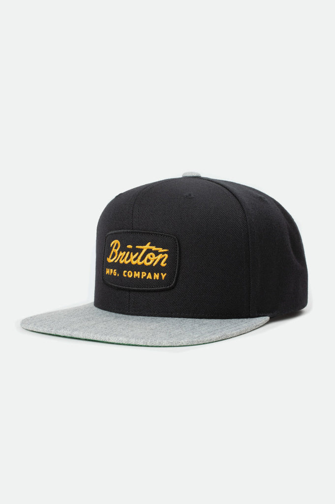 Brixton Jolt Snapback - Black/Heather Grey