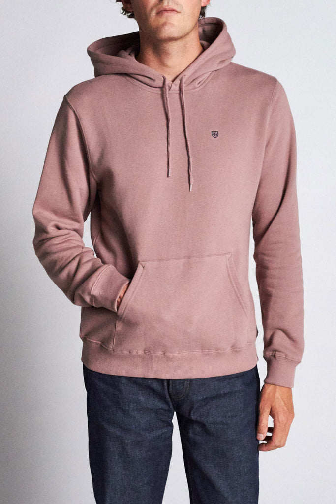 Brixton B-Shield INTL Hood Fleece - Mauve