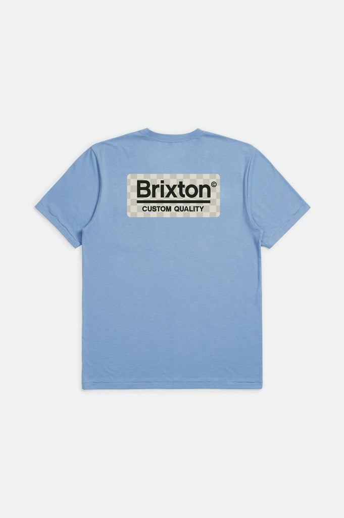 Brixton Palmer S/S Premium Tee - Slate Blue