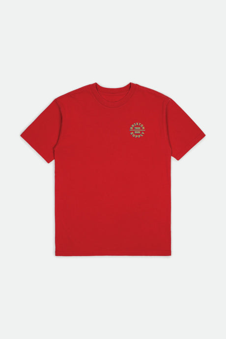 Boys Oath II S/S Standard Tee -  Red