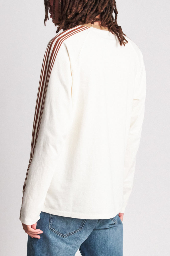 Brixton Este L/S Knit - Cream/Khaki