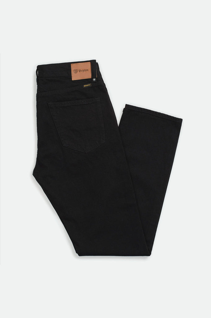 Brixton Reserve 5-Pocket Denim Pant - Black/Black