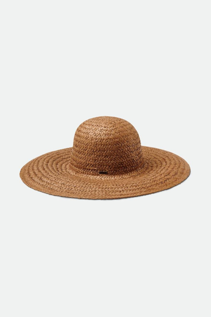 Brixton Janae Straw Sun Hat - Brown