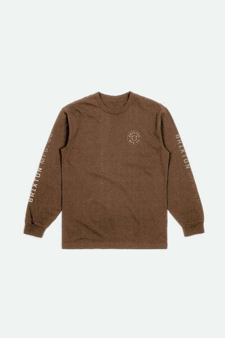 Crest L/S Standard Tee - Bison/Beige/Mojave