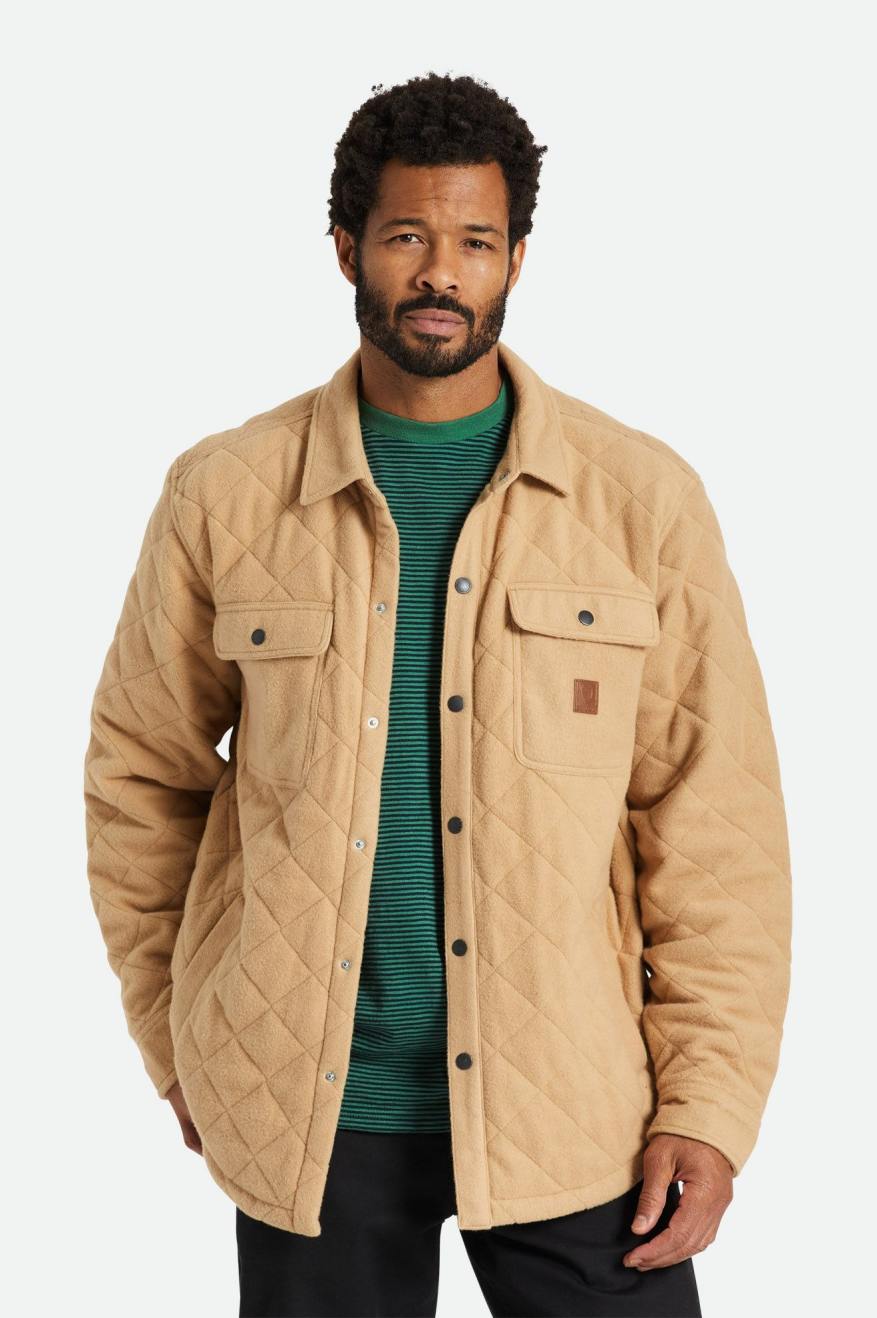 Cass Quilted Fleece Jacket - Mojave