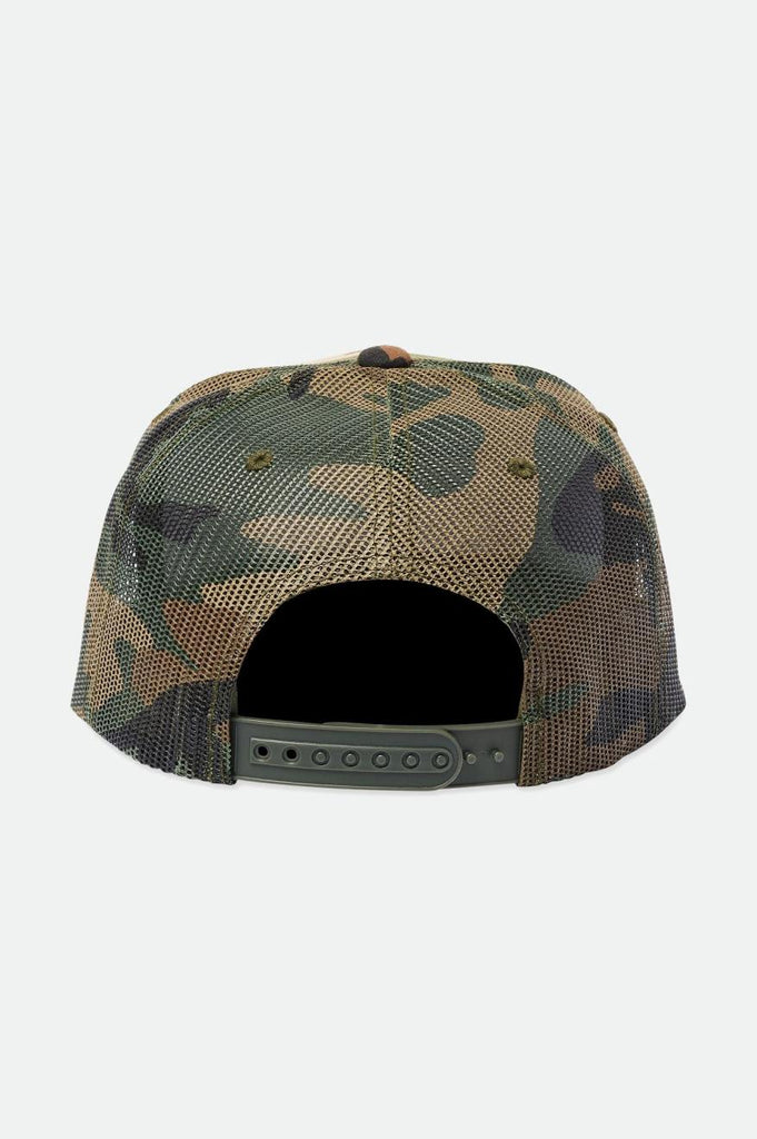 Brixton Palmer Proper MP Trucker Hat - Camo Surplus/Camo Surplus