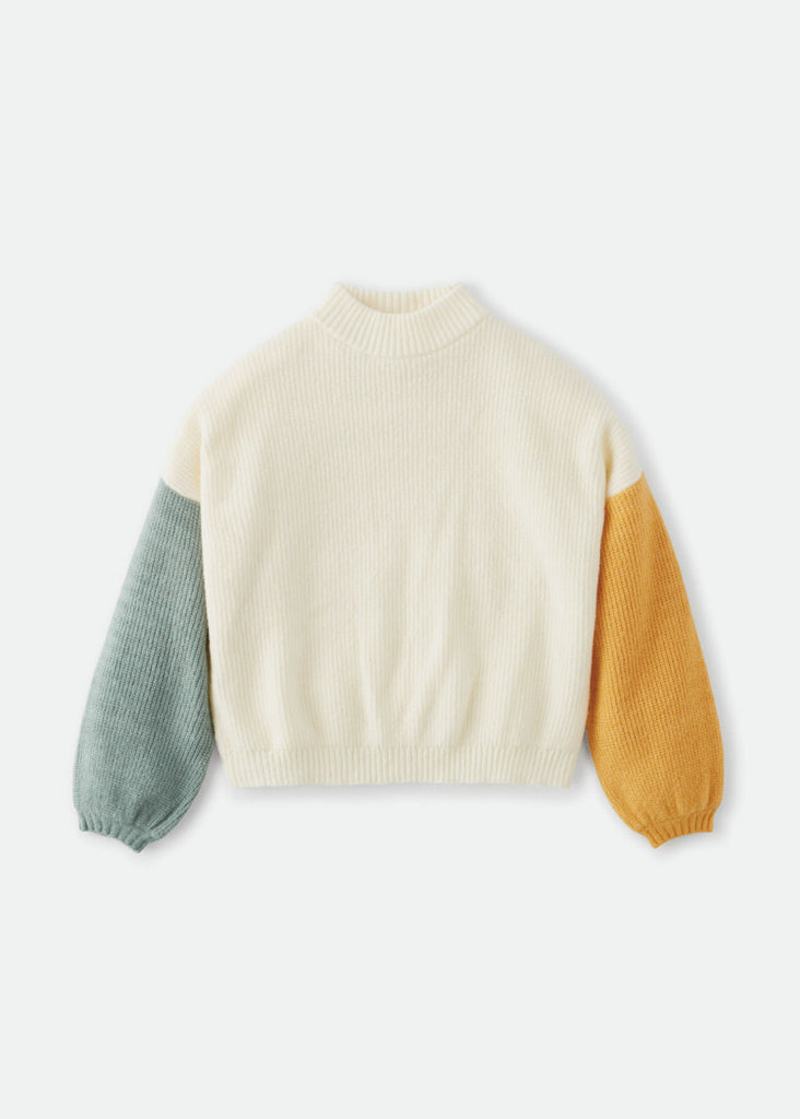 Brixton Burning Up Sweater - Off White