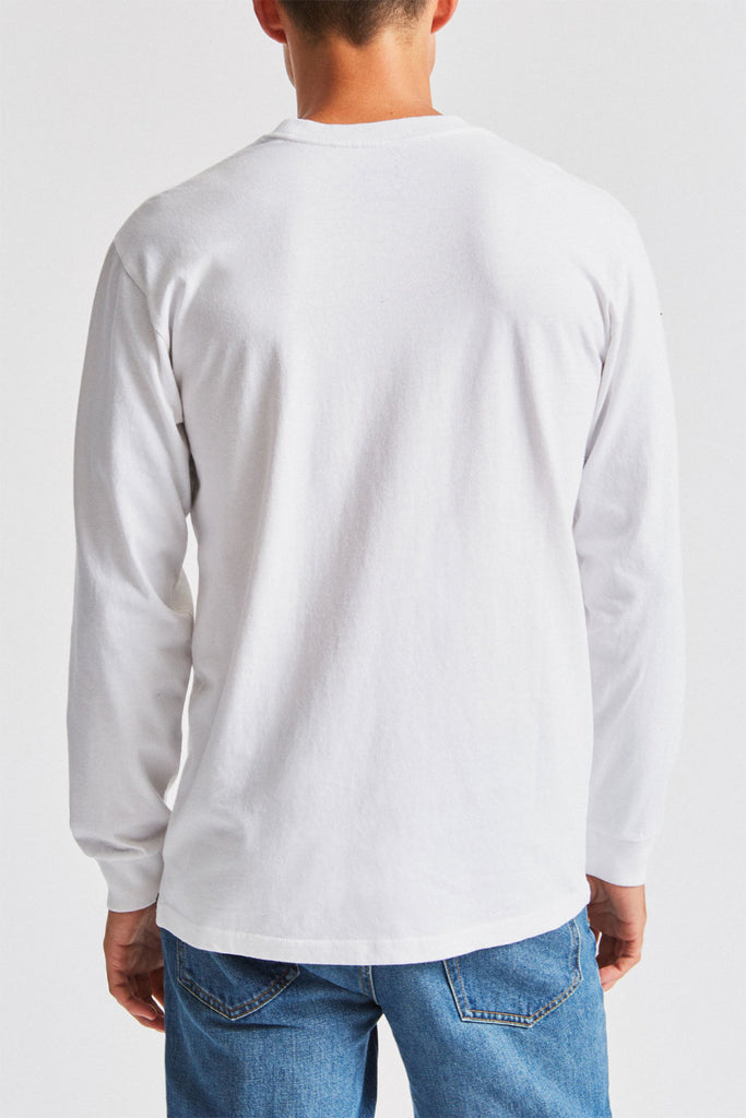 Brixton Super Sport L/S Standard Tee - El Camino White