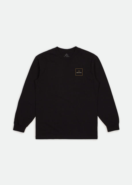 Alpha Block L/S Standard Tee - Black