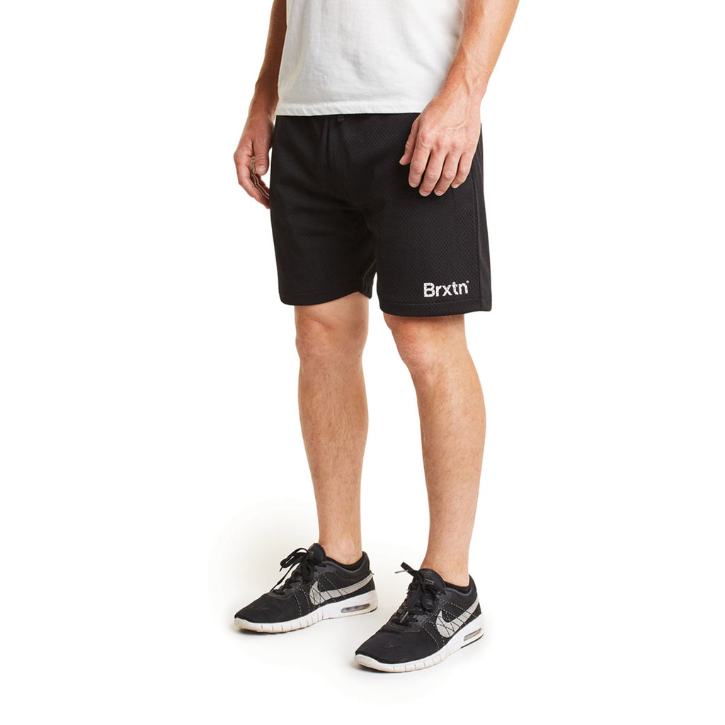 Brixton Gate Elastic Waistband Short - Black/White