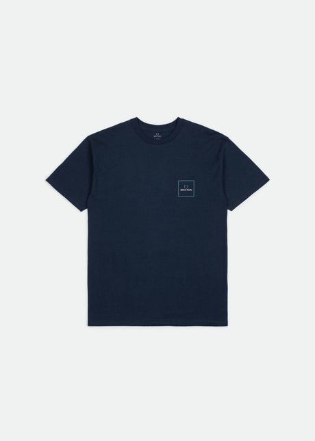 Alpha Block S/S Standard Tee - Navy