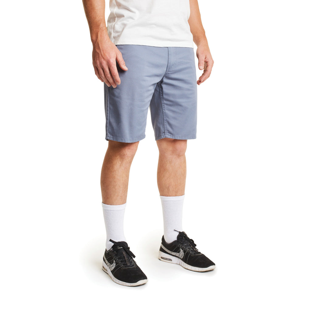 Brixton Toil II Hemmed Short - Grey Blue