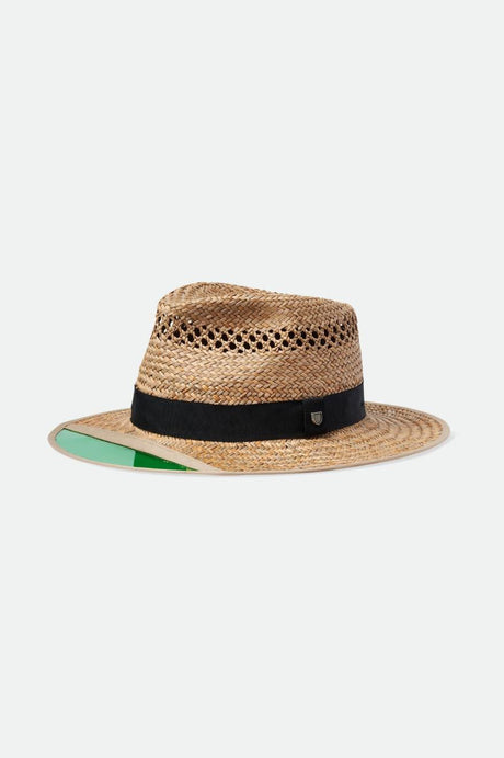 Hunter Straw Fedora - Tan