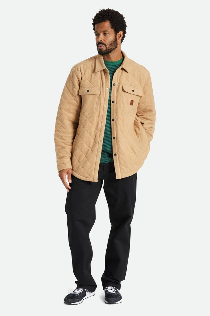 Brixton Cass Quilted Fleece Jacket - Mojave