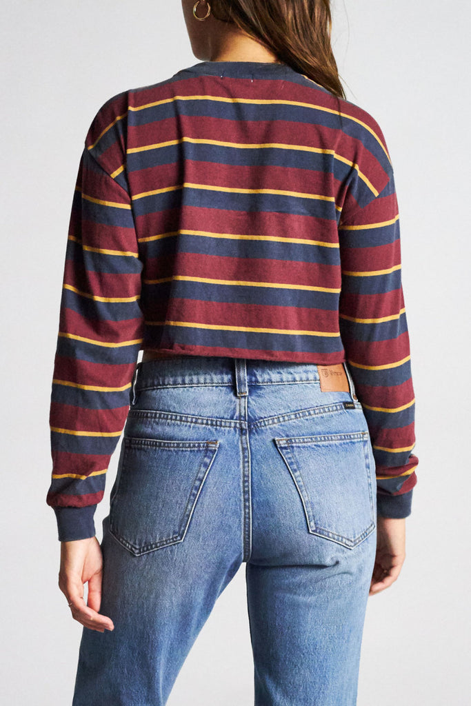 Brixton Emily L/S Crop Tee - Navy