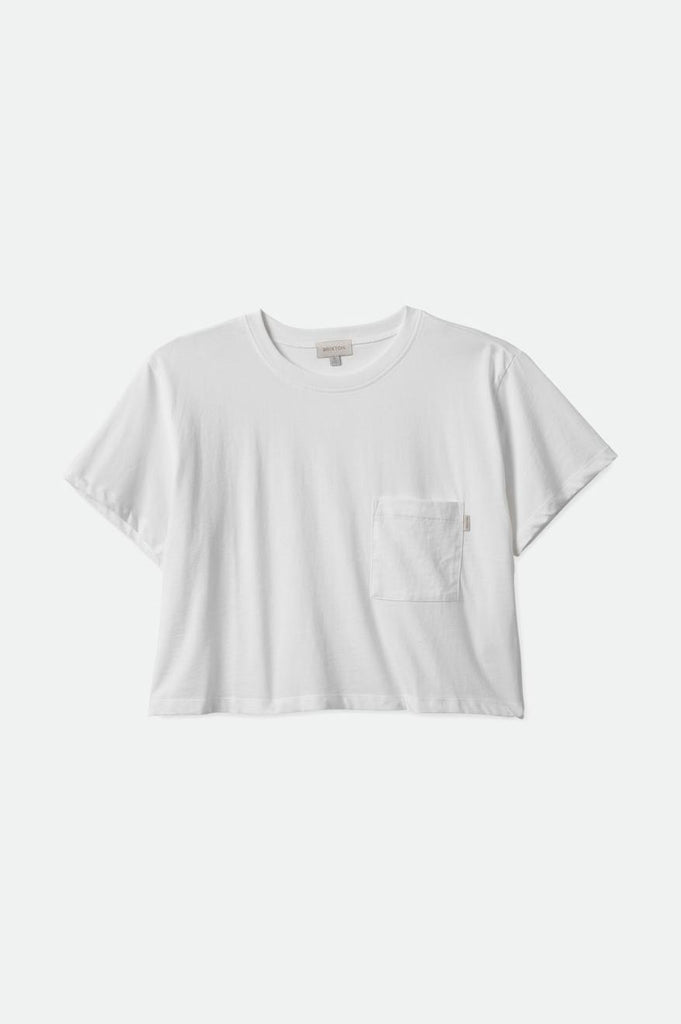 Brixton Carefree Pocket Tee - White