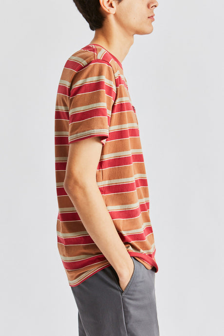 Hilt S/S Pocket Knit - Lava Red