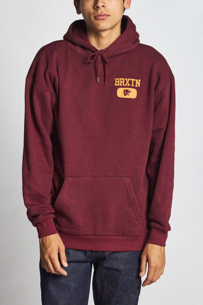 Brixton Forte V INTL Hood Fleece - Maroon