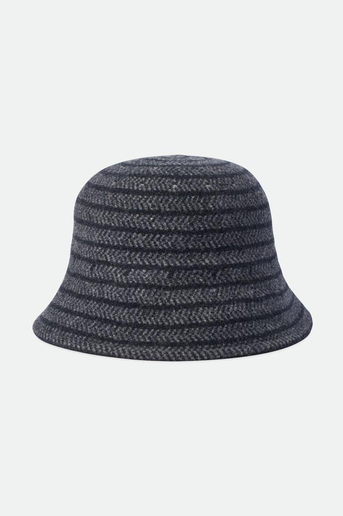 Brixton Clearview Bucket Beanie - Black/Grey Marl