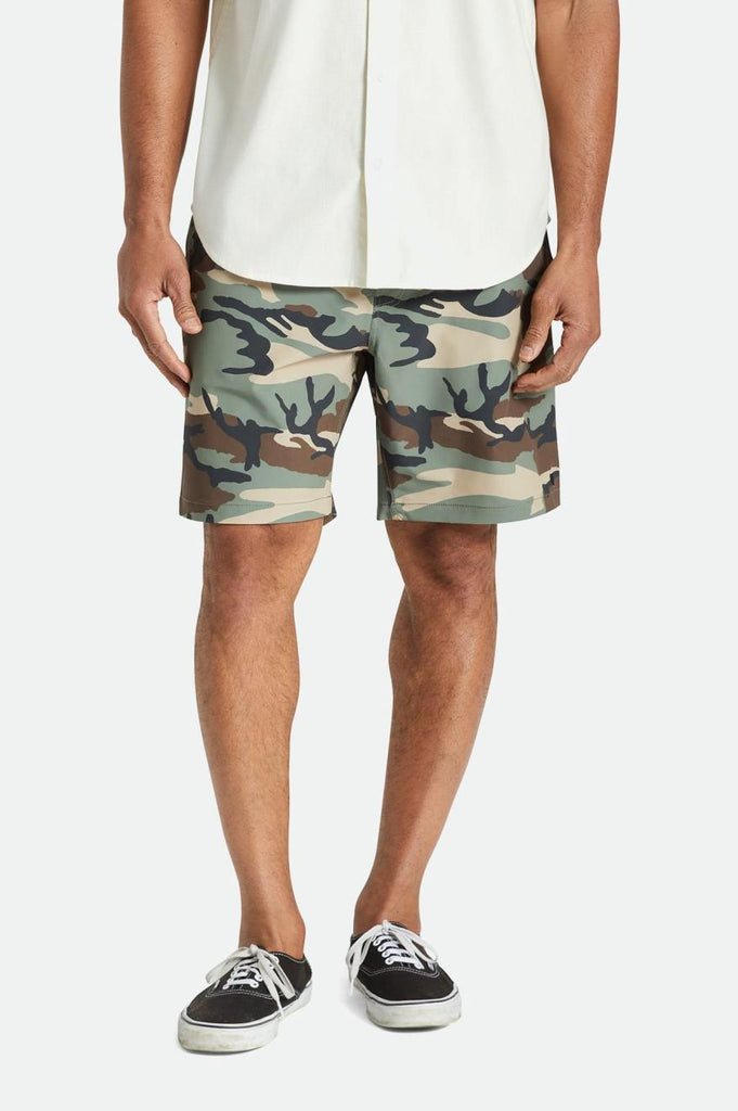 Brixton Voyage Short 7” - Camo Surplus