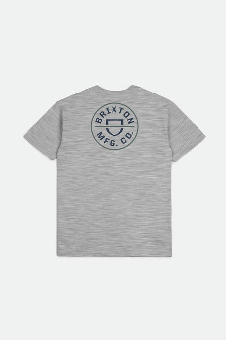 Crest II S/S Standard Tee - Heather Grey/Moonlit Ocean/Dark Forest