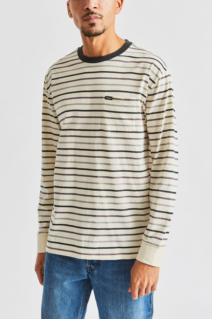 Brixton Hilt L/S Pocket - Dove