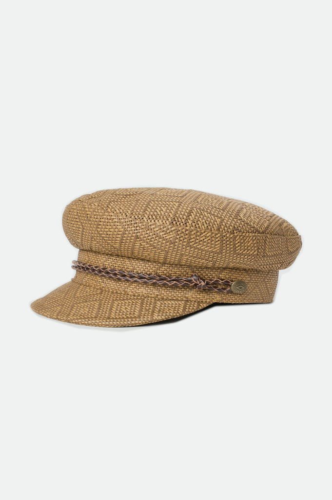 Brixton Kayla Straw Cap - Copper/Brown