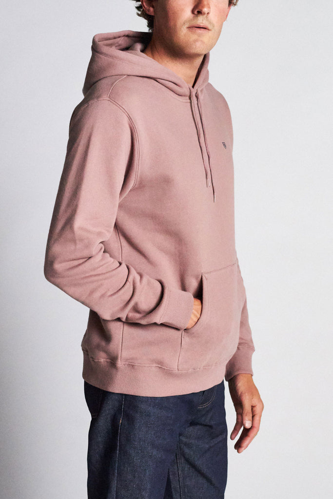 Brixton B-Shield INTL Hood Fleece - Mauve