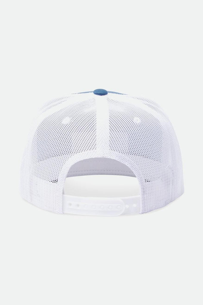 Brixton Steadfast HP Trucker Hat - Pacific Blue/White