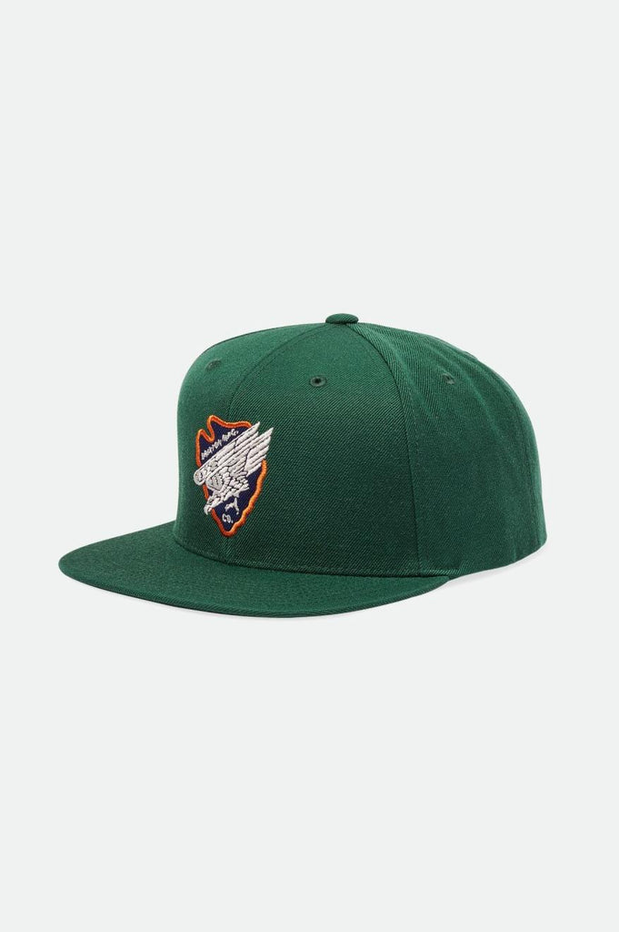 Brixton Cleburne MP Snapback - Spruce