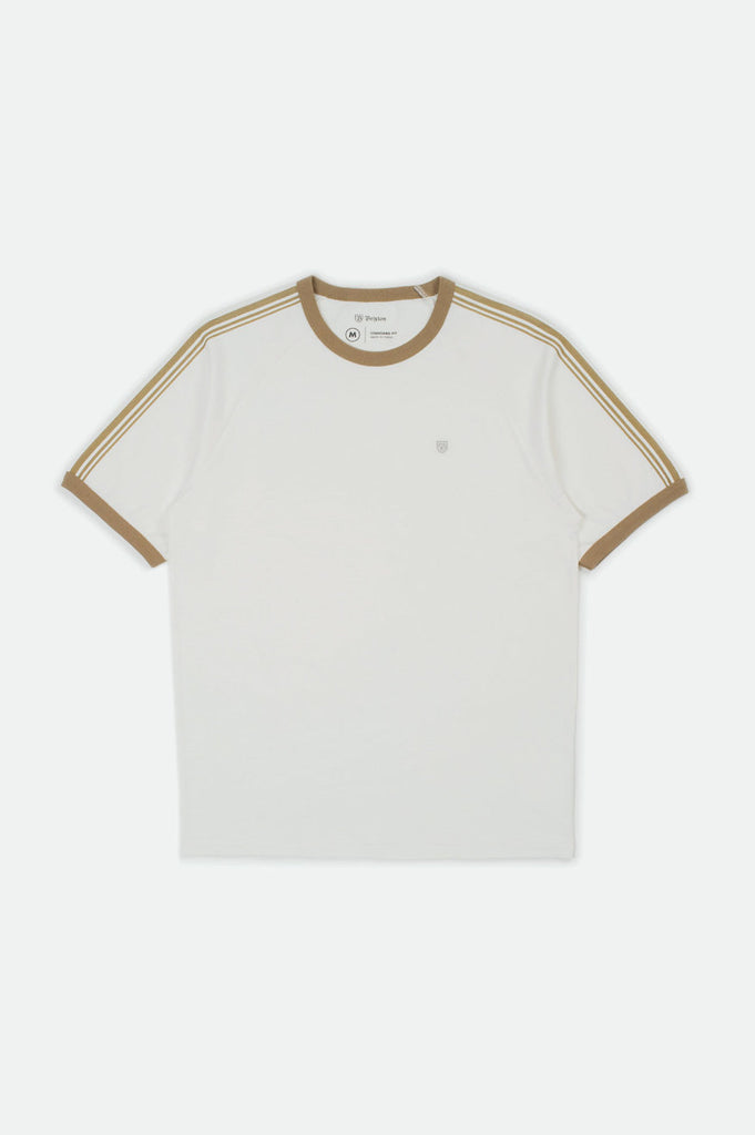 Brixton Este II S/S Knit - Off White/Coconut