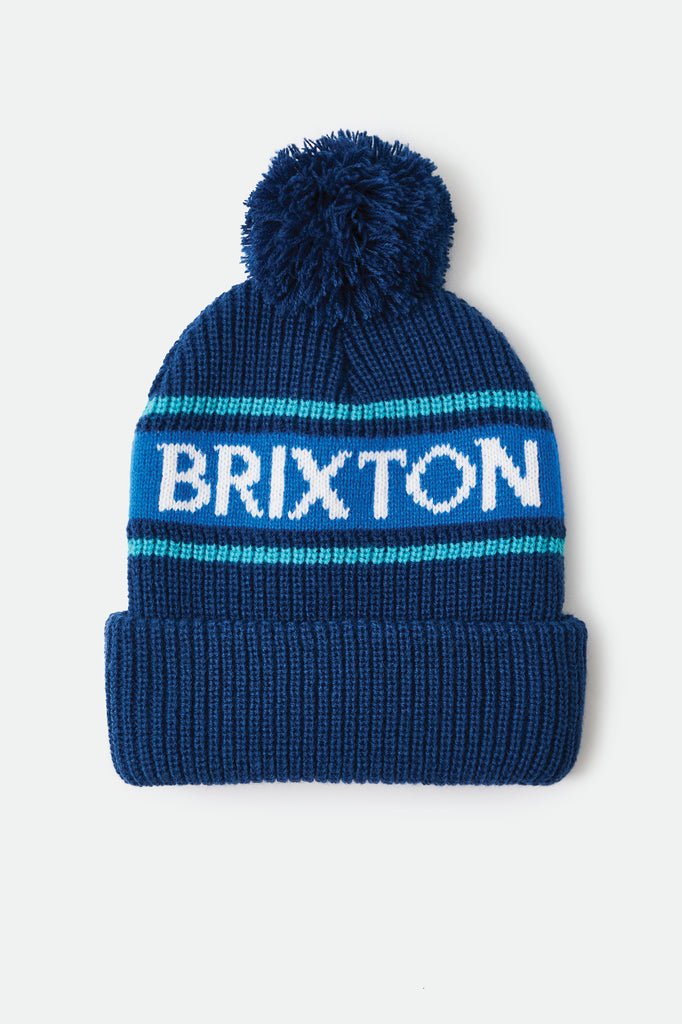 Brixton Alpha Pom Beanie - Joe Blue