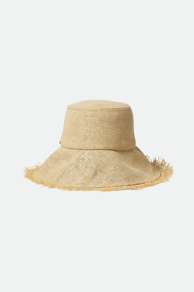 Brixton Alice Straw Bucket Hat - Tan