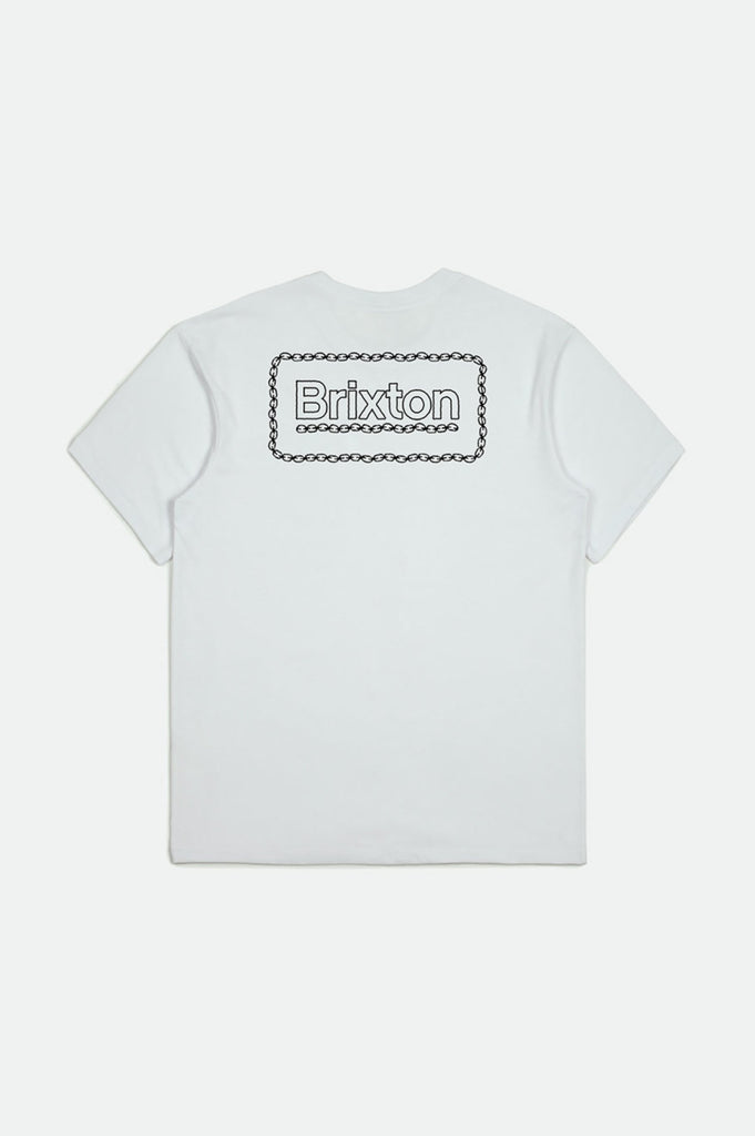 Brixton Palmer Chain S/S Standard Pocket Tee - White