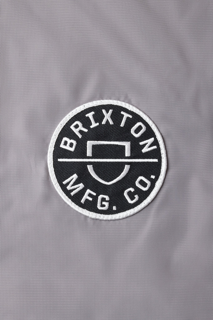 Brixton Claxton Crest Lined Hood Jacket - Black/Charcoal