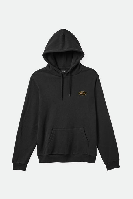 Brixton Men's Parsons Patch Hood - Black | Profile