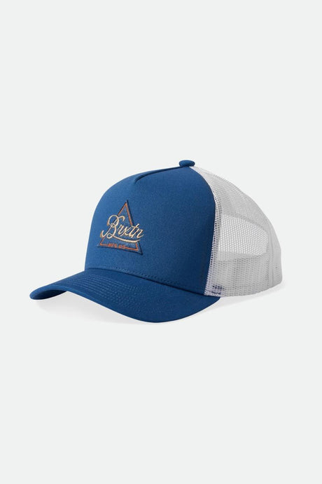 Earlston Netplus MP Trucker Hat - Pacific Blue/ White