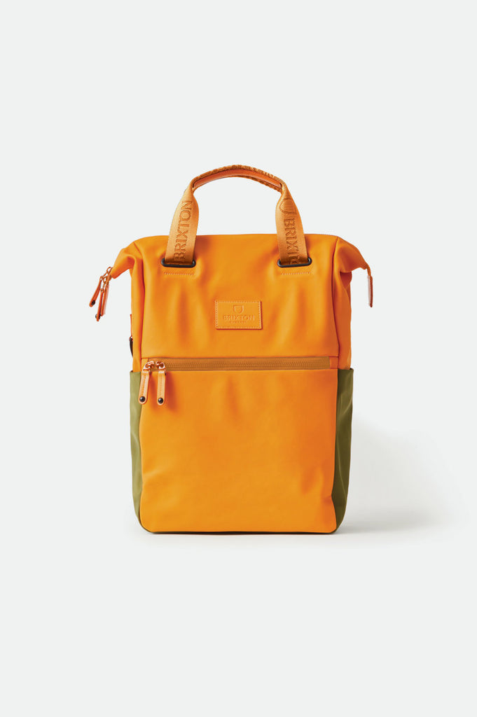 Brixton Brixton x Vessel Tote Backpack - Orange/Olive