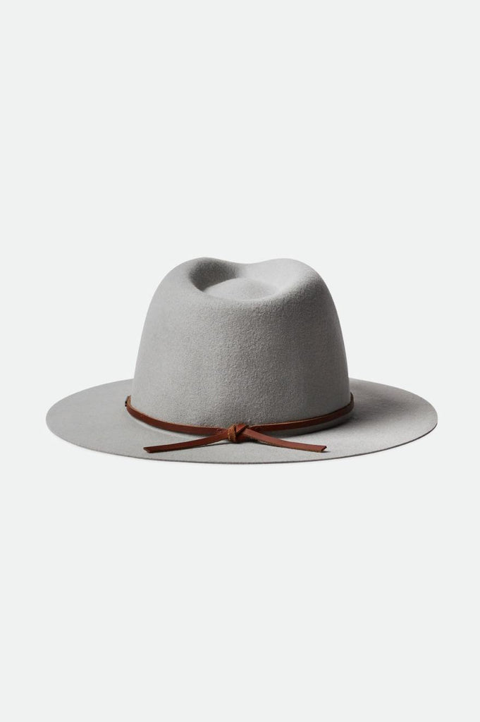 Brixton Wesley Packable Fedora - Mineral Grey